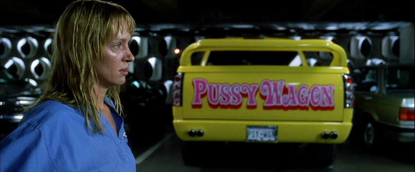 Porte‑clé métal – Pussy Wagon – Kill Bill