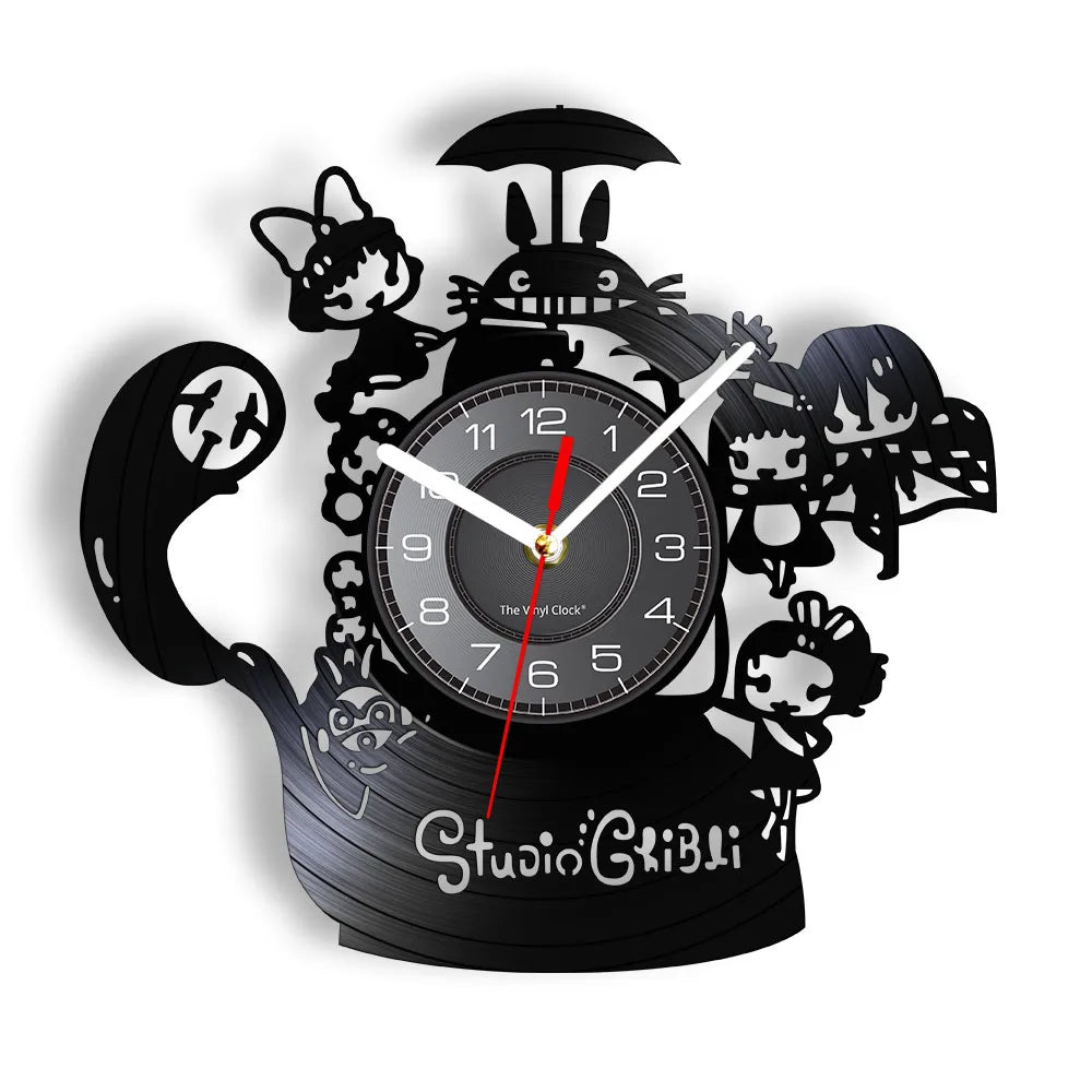 Horloge Vinyle - Studio Ghibli (6 variantes)