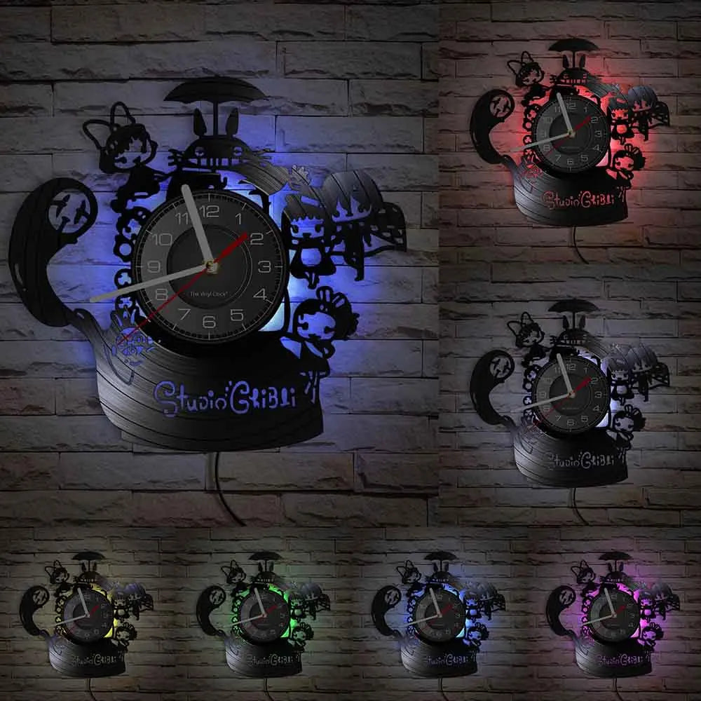 Horloge Vinyle - Studio Ghibli (6 variantes)
