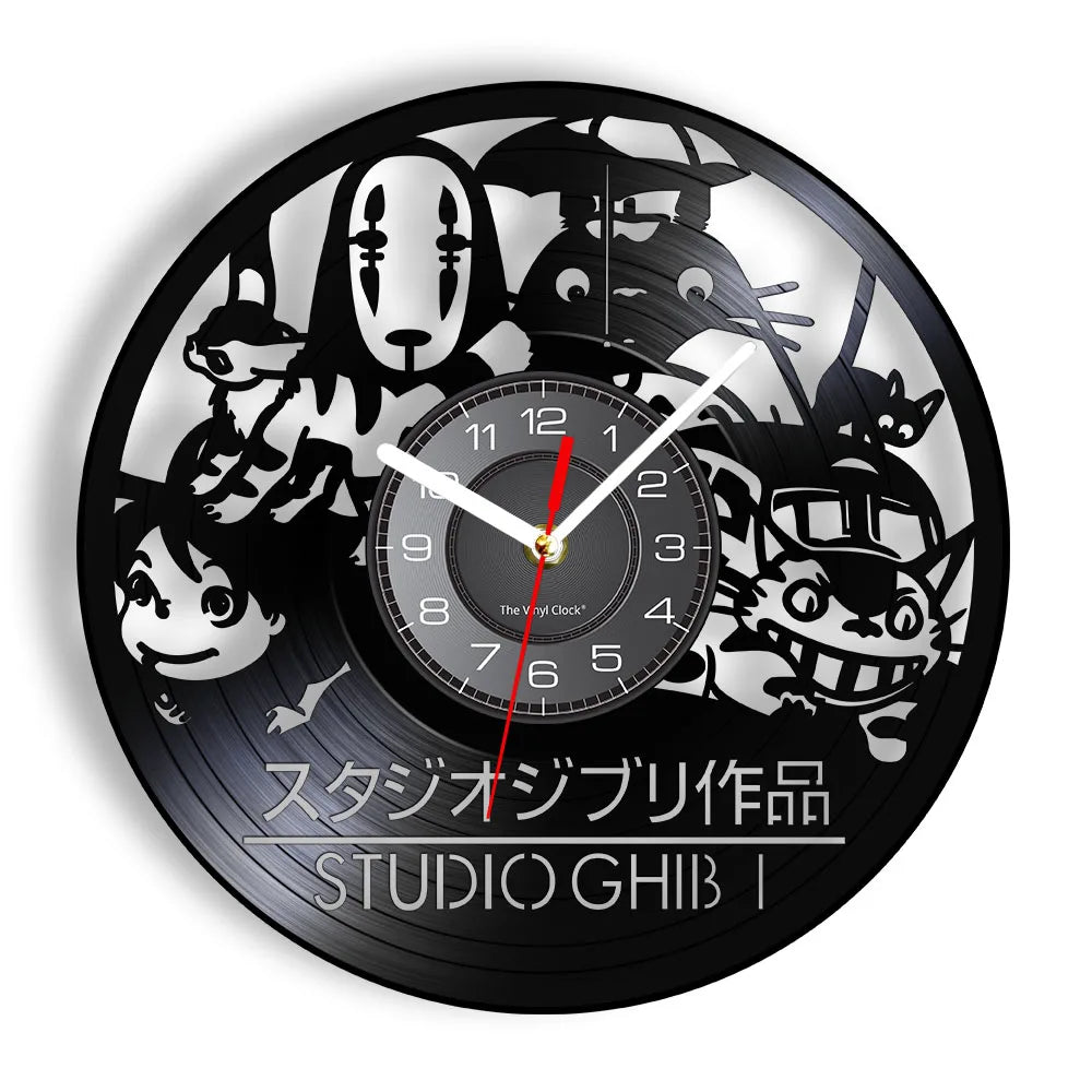 Horloge Vinyle - Studio Ghibli (6 variantes)
