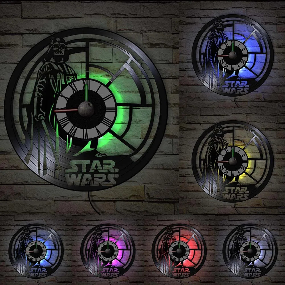 Horloge Vinyle – Star Wars (6 variantes)