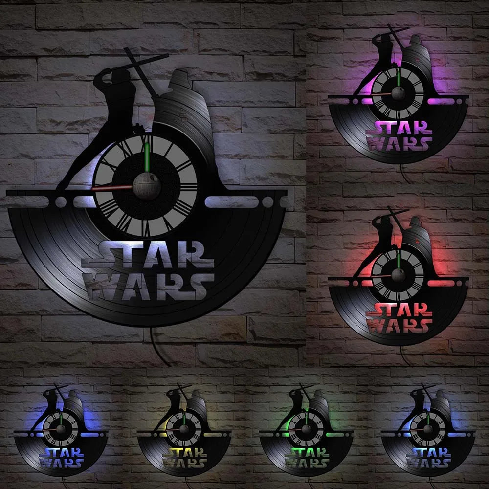 Horloge Vinyle – Star Wars (6 variantes)