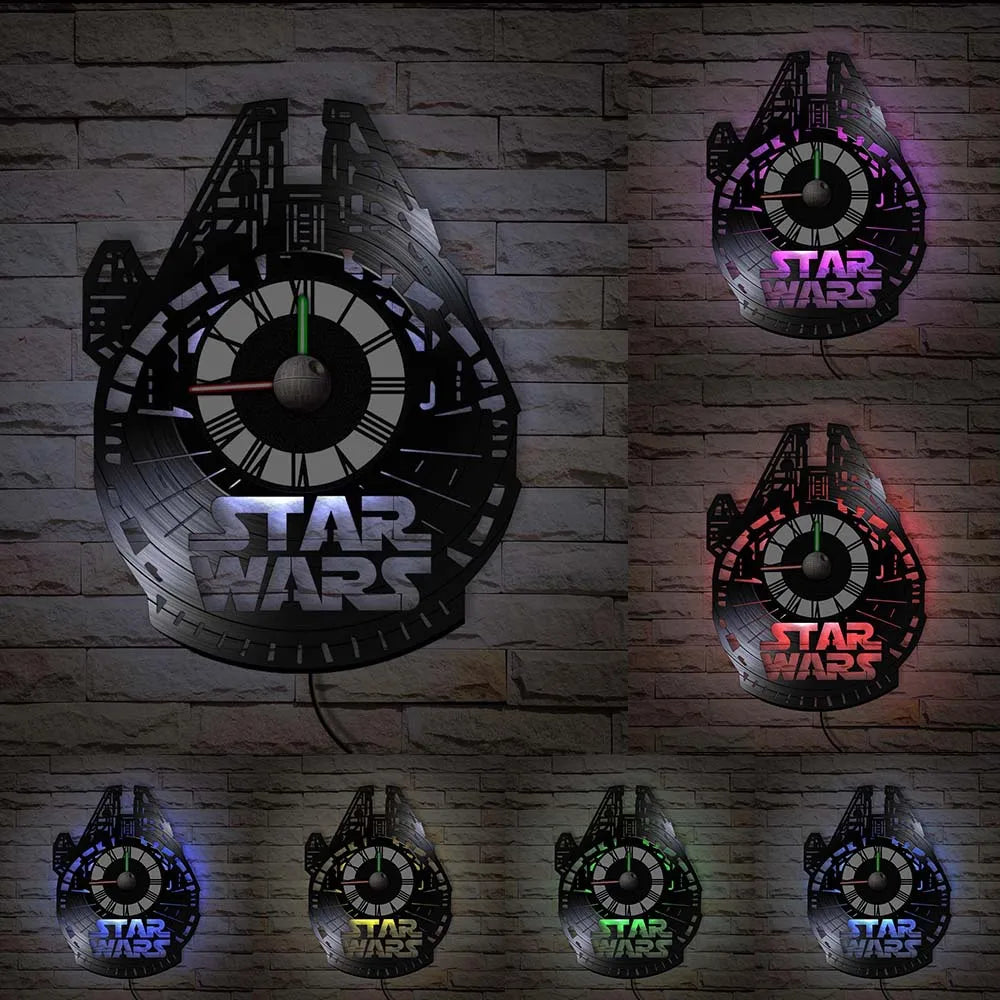 Horloge Vinyle – Star Wars (6 variantes)