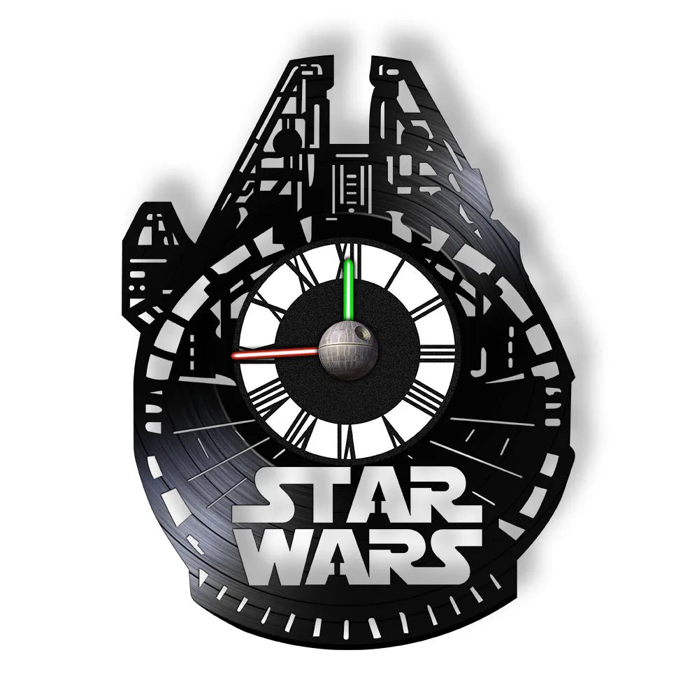 Horloge Vinyle – Star Wars (6 variantes)