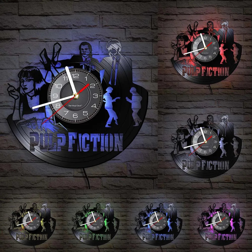 Horloge Vinyle - Pulp Fiction (5 variantes)