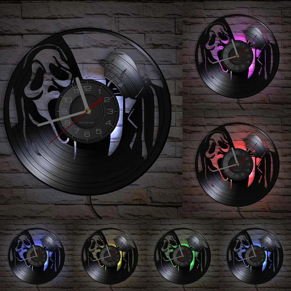 Horloge Vinyle - Scream