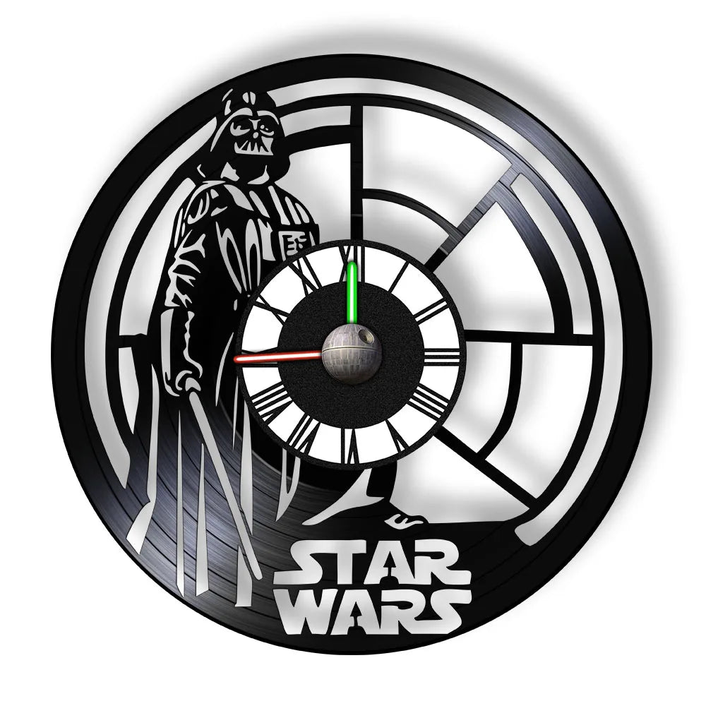 Horloge Vinyle – Star Wars (6 variantes)
