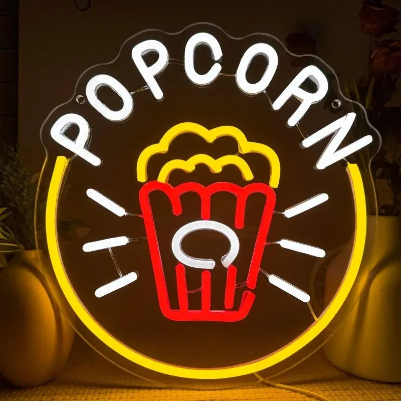 Néon Cinéma Déco Murale – Movie Night | 6 Modèles Lumineux