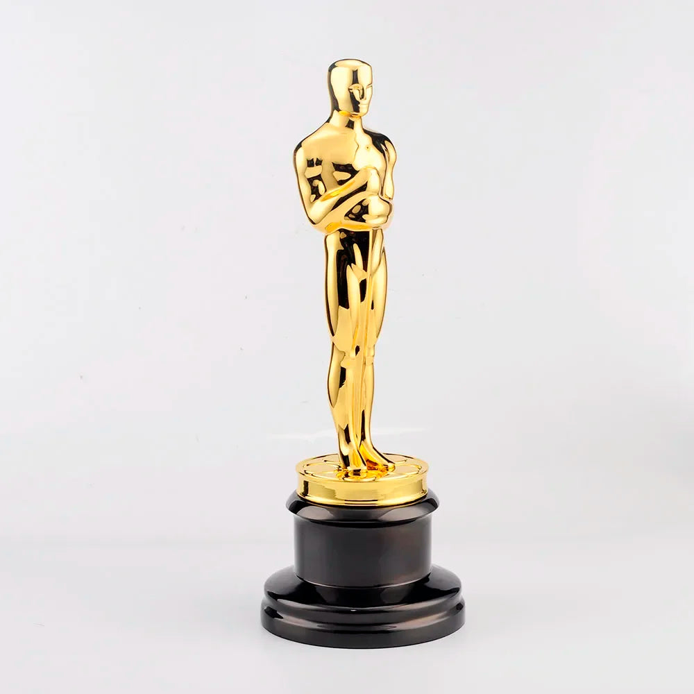 Trophée Cinéma Oscar – Édition Luxe en Métal Doré
