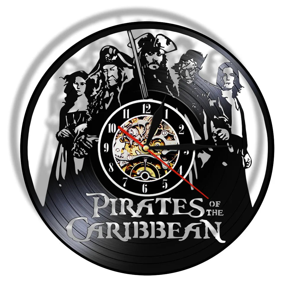 Horloge Vinyle - Pirates des Caraïbes (5 variantes)