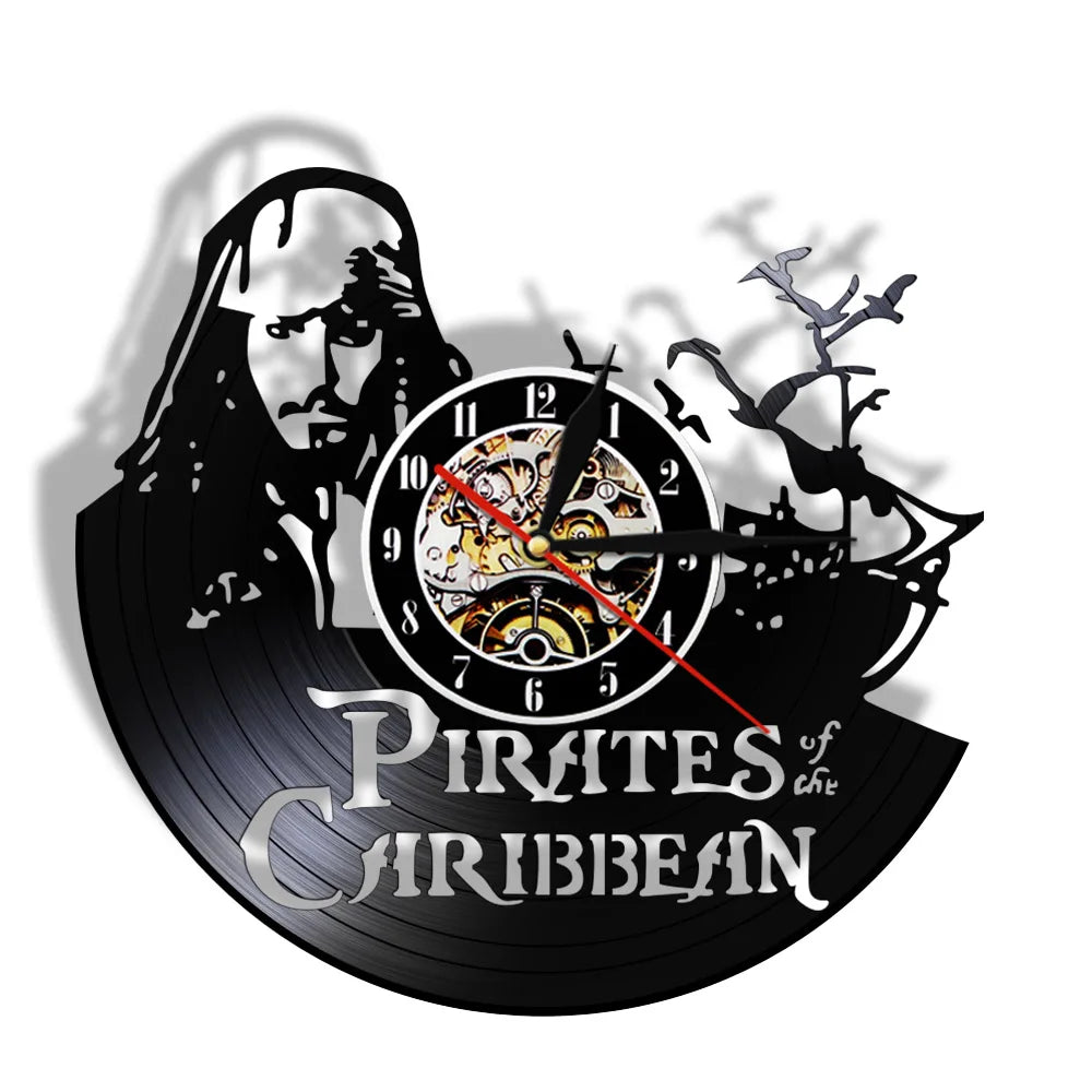 Horloge Vinyle - Pirates des Caraïbes (5 variantes)