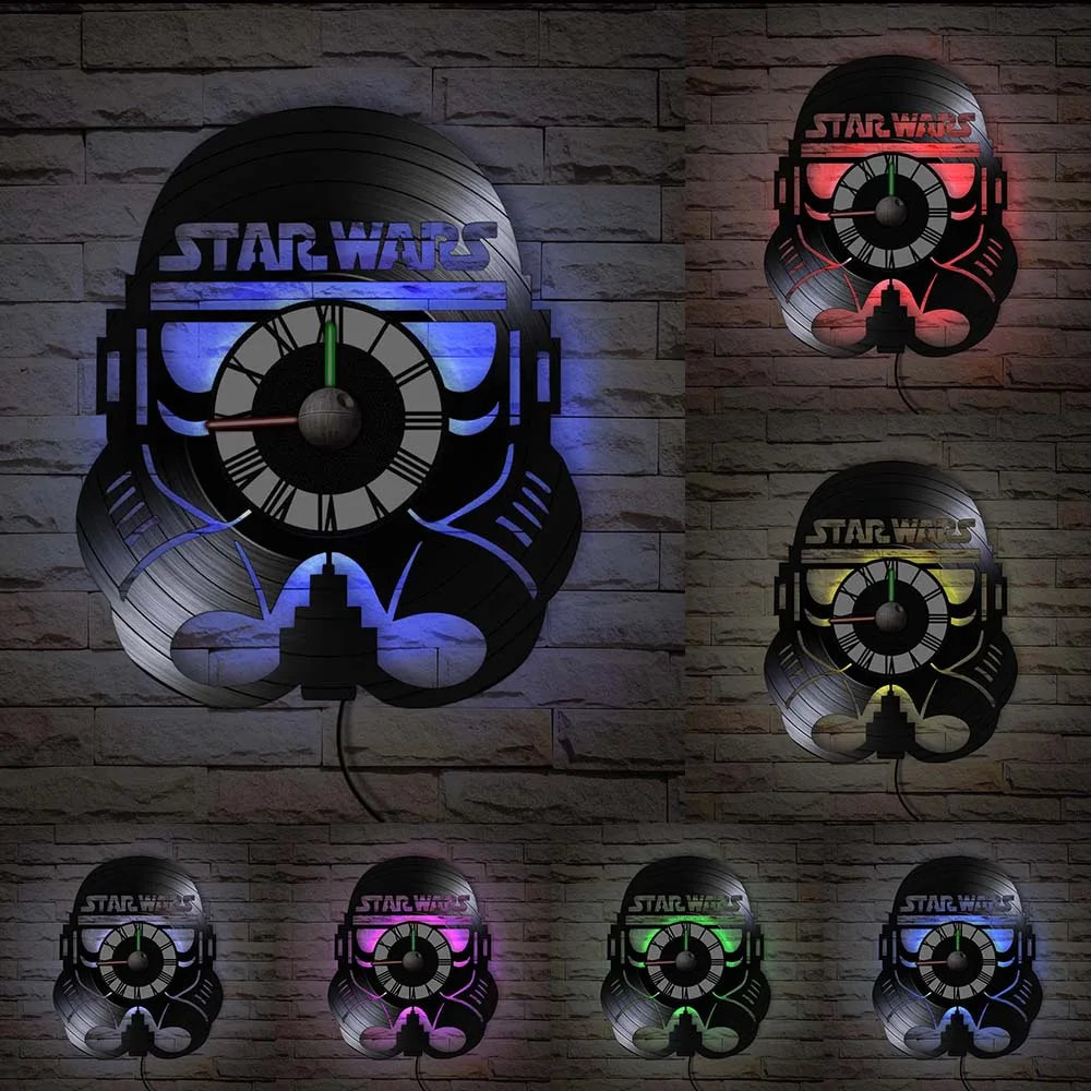 Horloge Vinyle – Star Wars (6 variantes)