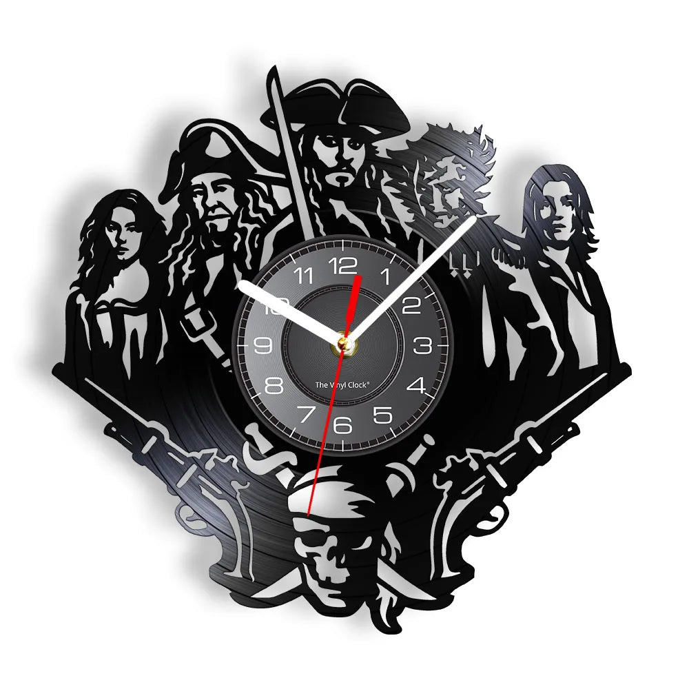Horloge Vinyle - Pirates des Caraïbes (5 variantes)