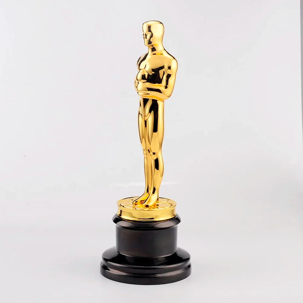 Trophée Cinéma Oscar – Édition Luxe en Métal Doré