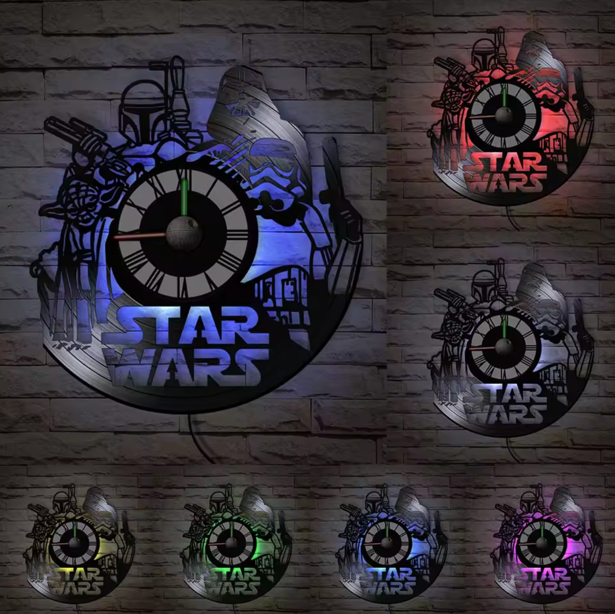 Horloge Vinyle – Star Wars (6 variantes)
