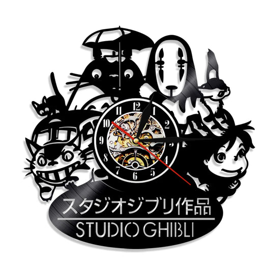 Horloge Vinyle - Studio Ghibli (6 variantes)