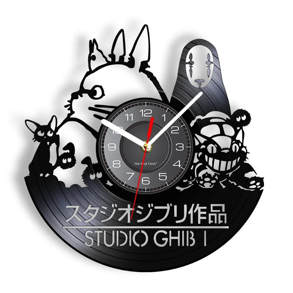 Horloge Vinyle - Studio Ghibli (6 variantes)