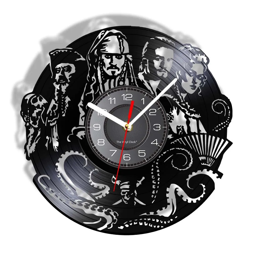 Horloge Vinyle - Pirates des Caraïbes (5 variantes)