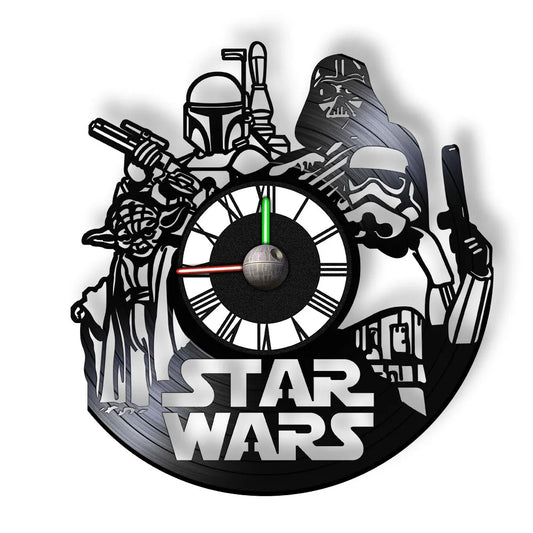 Horloge Vinyle – Star Wars (6 variantes)
