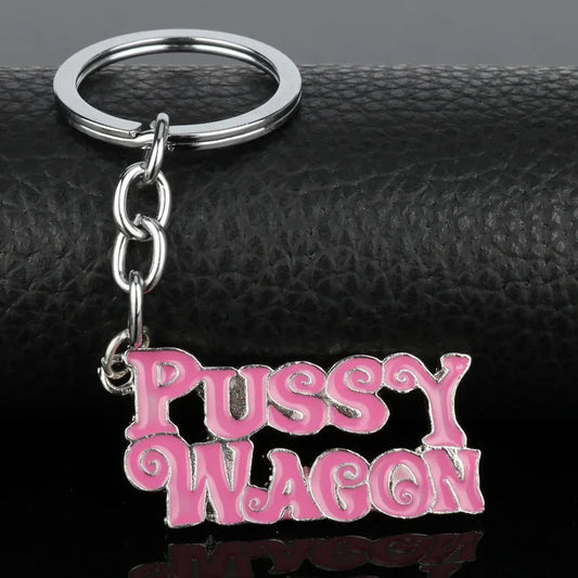 Porte‑clé métal – Pussy Wagon – Kill Bill